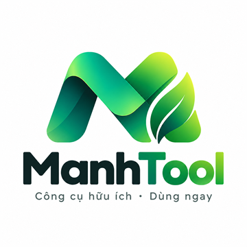 Logo ManhTool – Công cụ hữu ích, dùng ngay